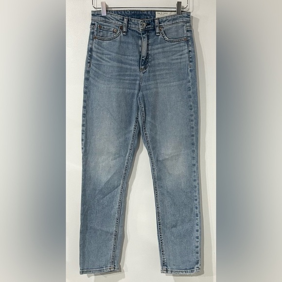 Rag & Bone Nina High-Rise Comfort Stretch Cigarette Jean in Lou 26 - Picture 5 of 11